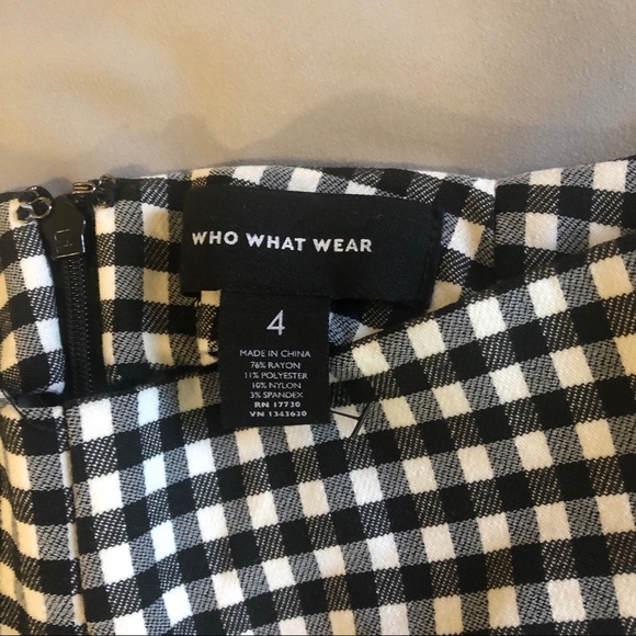 Gingham high waisted pants - Picture 4 of 5